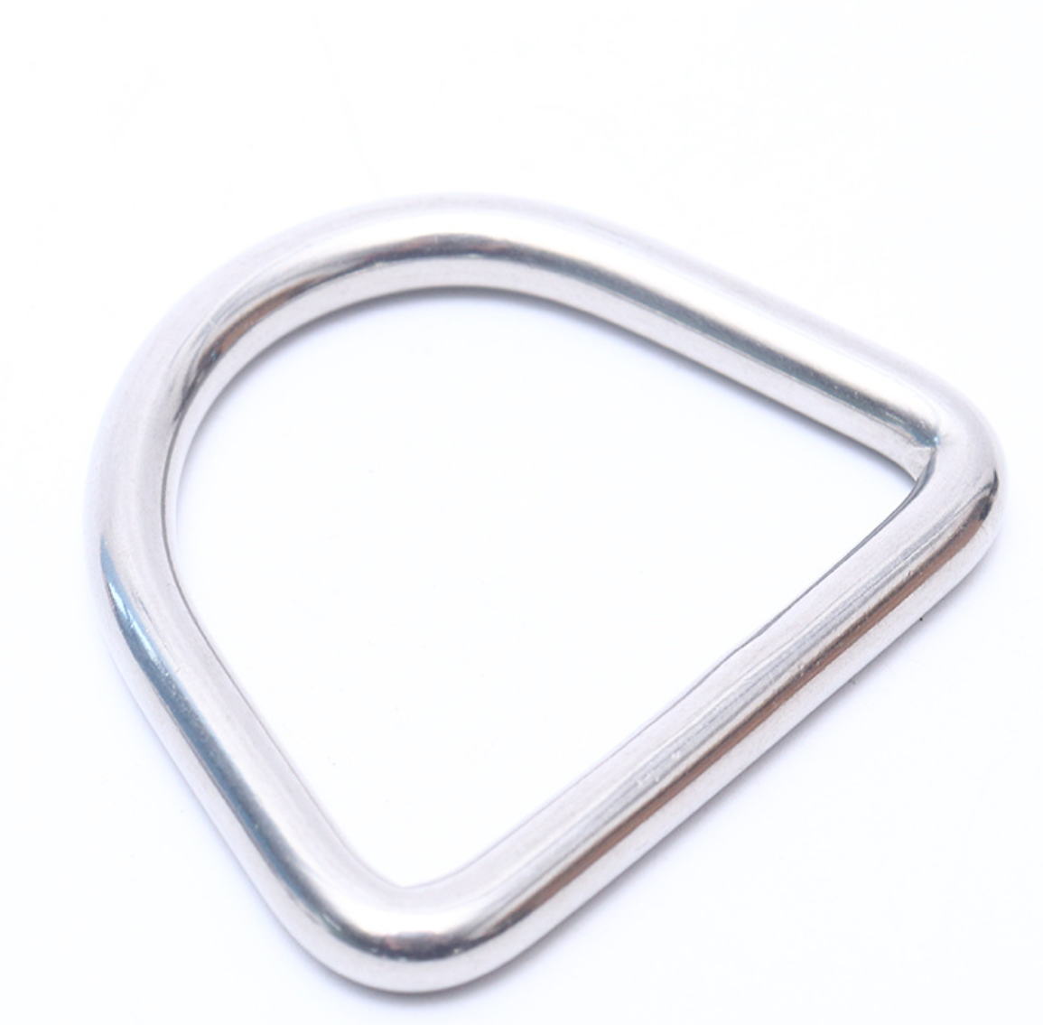 Stainless steel D buckle